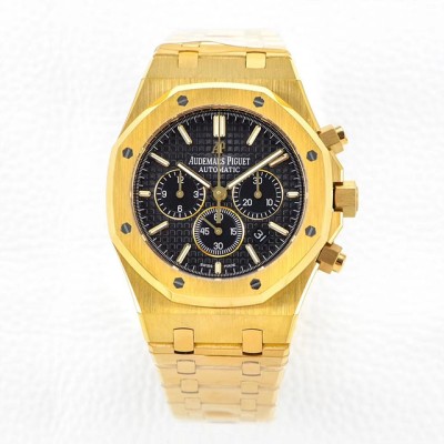 오데마피게 로얄오크 크로노 옐골 블루다이얼 브레이슬릿 Royal Oak Chronograph 26331ST YG/YG Blue/Gld OMF A7750