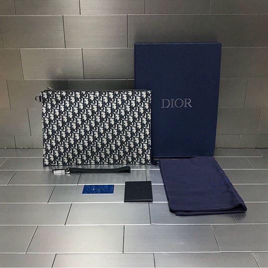 디올 레플리카 가방 DIOR HOMME Oblique 자카드 클러치