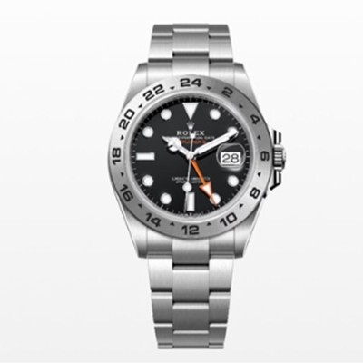 로렉스 레플리카 시계  ROLEX 롤렉스 익스플로러 오이스터 42mm 블랙 다이얼 오토매틱 메탈 시계 226570